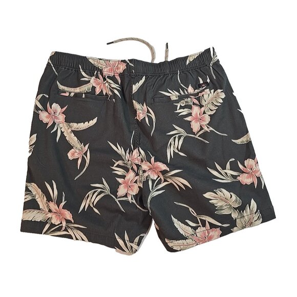 Mens Faherty tropical print drawstring shorts pockets 6.5 inseam Size XL New - Picture 3 of 16